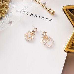 Unique Zone Jewelry - ❤️️NEW MOONLIGHT Crystal Star Handmade Earrings 34 Unique Zone Jewelry - ❤️️NEW MOONLIGHT Crystal Star Handmade Earrings 34